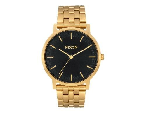 Nixon Porter All Gold Black Sunray Herrenuhr, 40mm