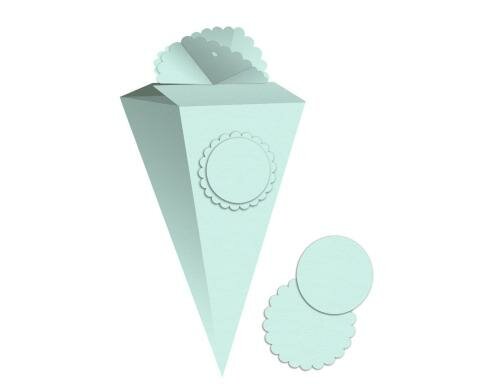 Ursus Schultüte Uni türkis 300 g/m2, 11.5 x 25 x 11.5 cm