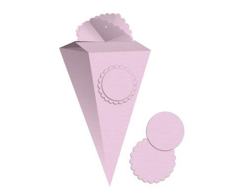 Ursus Schultüte Uni rosa 300 g/m2, 11.5 x 25 x 11.5 cm