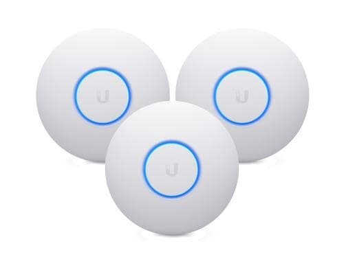 Ubiquiti UAP-NANOHD-3,Unifi Decken AP,3-Set ohne Injector,1733Mbps 5Ghz, 300Mbps 2.4Ghz