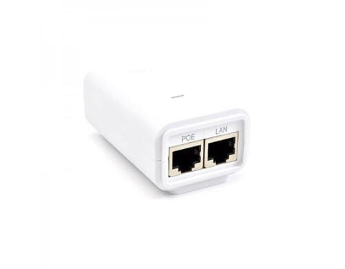 Ubiquiti 802.3af PoE Injector: 48V, 15.3W für aktiv PoE Endgeräte, weiss
