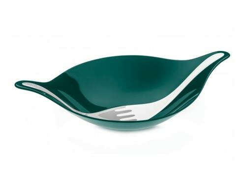 Koziol Salatschüssel Leaf L grün H 127 x B 486 x T 329 mm, 3L