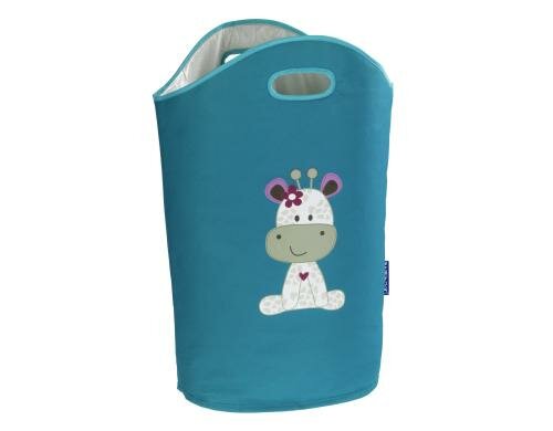 Wenko Wäschekorb Kids Greta petrol 40 x 20 x 52 cm, 24 L