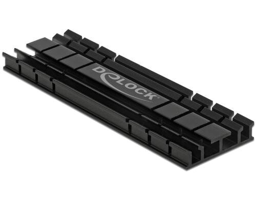 Delock M.2 Kühlkörper, 70x22x5.2mm schwarz, selbstklebend