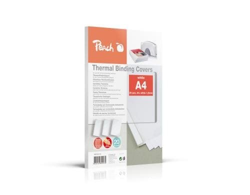 Peach Einbanddeckel weiss 1.5mm, 20 Blatt