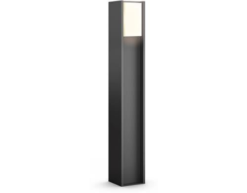 Philips Hue Sockelleuchte Turaco bk L 1x E27 inkl. 9.5W, 806 lm, 2700 K, Outdoor