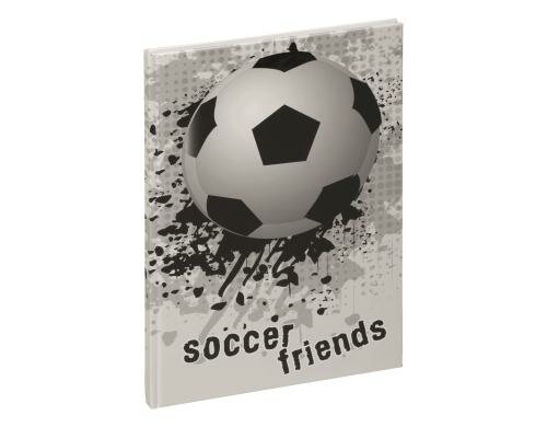 Pagna Freundebuch Fussball schmutzabweisende Laminierung, 60 Seiten