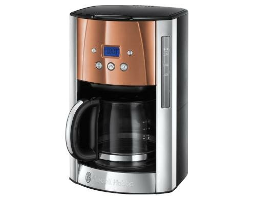 Russell Hobbs Kaffeemaschine Luna Copper 12 Tassen Fassungsvermögen (1,5 l)