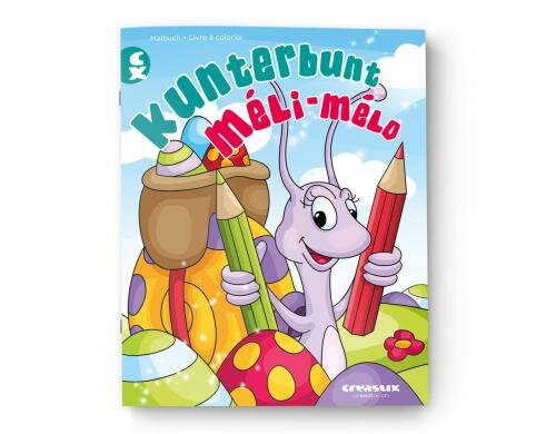 Creastix Malbuch Kunterbunt 21 x 26