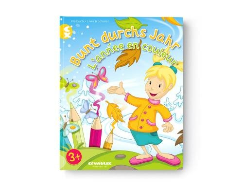 Creastix Malbuch Bunt durchs Jahr 21 x 26