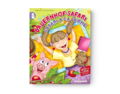 Creastix Malbuch Bauernhof-Safari 21 x 26