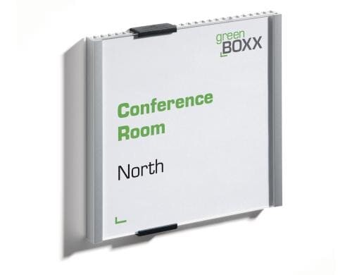 Durable Türschild Info Sign silber Grösse: 148.5 x 148.5mm