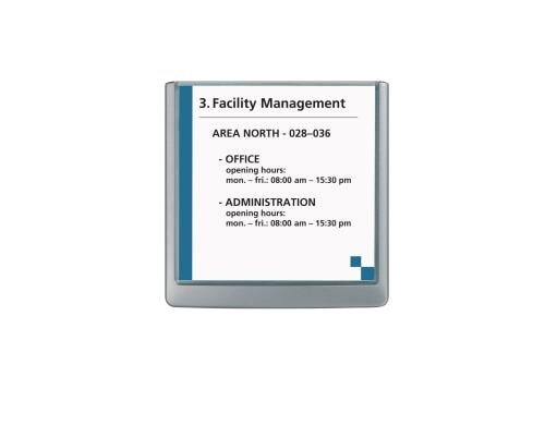 Durable Türschild Click Sign graphit Grösse: 149 x 148.5mm