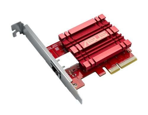 Asus XG-C100C: 10Gbps Netzwerkkarte PCIe 4a; Aluminium Kühlkörper