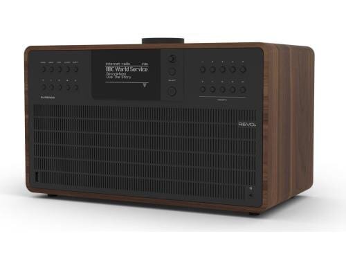 Revo SuperCD, DAB+ Radio FM, Bluetooth, Walnuss Schwarz