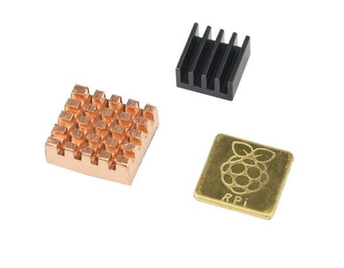 Kühlkörperkit für Raspberry Pi,alle Modelle 3er-Set, Premium Kit, selbstklebend