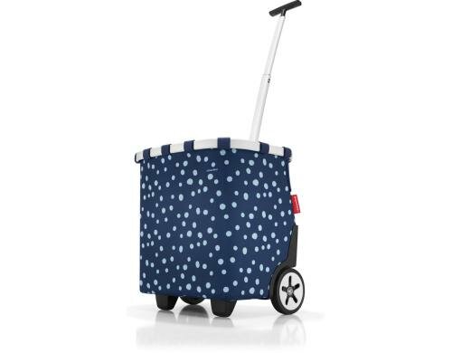 Reisenthel Einkaufsroller carrycruiser 40l spots navy, 42 x 47.5 x 32 cm