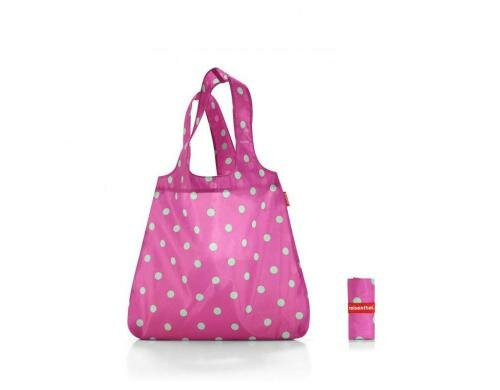 Reisenthel Einkaufstasche mini maxi shopper 15 l, 43.5 x 60 x 7  cm, magenta dots
