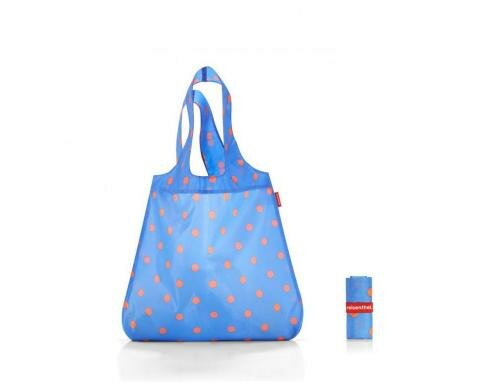 Reisenthel Einkaufstasche mini maxi shopper 15 l, 43.5 x 60 x 7  cm, azure dots