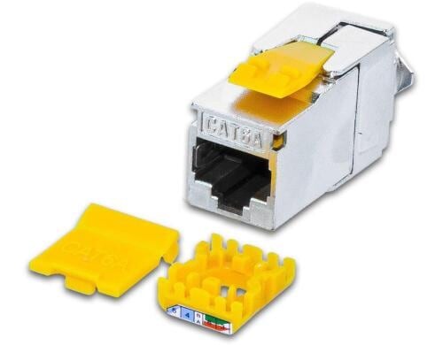 Wirewin Keystone Modul, KAT6A STP Slim ISO (ISO/IEC), 10 Gbps, geschirmt, Slim Version