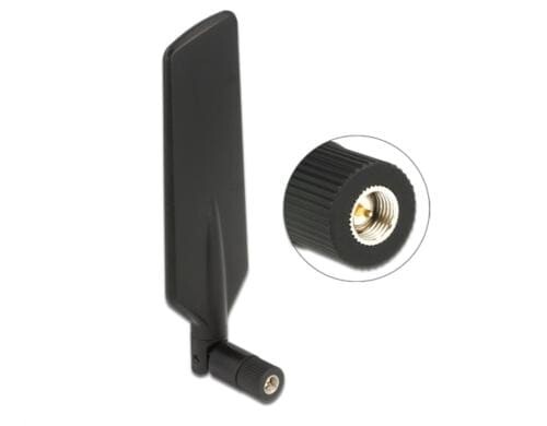 LTE/HSPA/GSM Antenne, SMA-Stecker, schwarz 1-4dBi Gewinn, mit Kippgelenk, drehbar