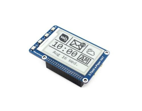 2.7 ePaper Display HAT, 264x176 Pixel,3.3V für Raspberry Pi, inkl. Schrauben