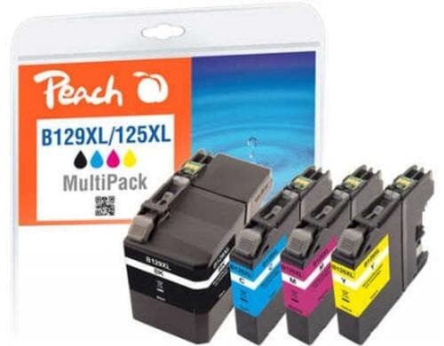 Peach Tinte Brother LC-129XL/125XL Multi 1x60ml, 3x 15ml