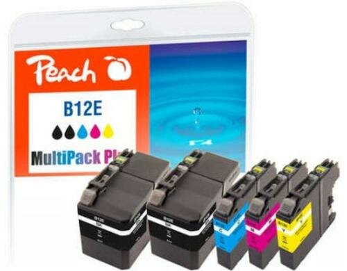 Peach Tinte Brother LC-12E MultiPack+ 2x 57ml, 3x 15ml, 2x 3025 S., 3x 1855 S.