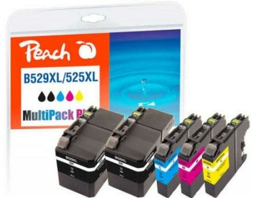 Peach Tinte Brother LC-529XL MultiPack+ 2x 57ml, 3x 12ml, 2x 2870 S. & 3x 1290 S.