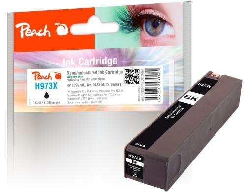 Peach Tinte HP L0S07AE, No.973X black 183ml, 11`000 Seiten