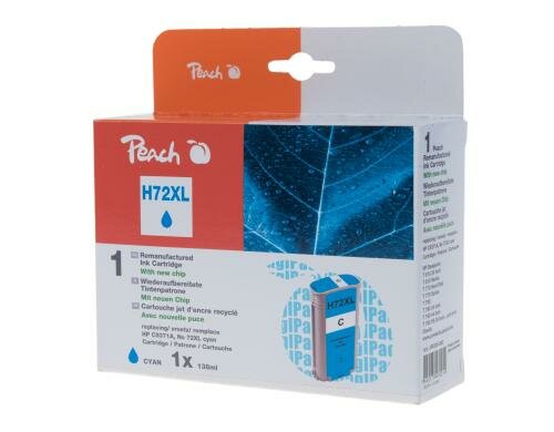 Peach Tinte HP C9371A, 72XL cyan Plottertinte, 138ml