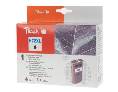 Peach Tinte HP C9374A, 72XL grey Plottertinte, 138ml