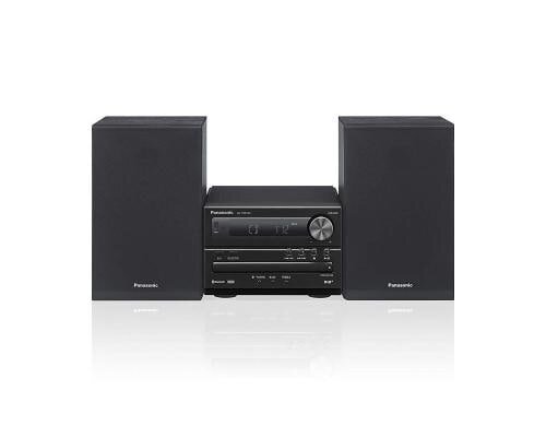 Panasonic PM254 Schwarz, Micro HiFi System 20W, CD, Bluetooth, DAB+, USB
