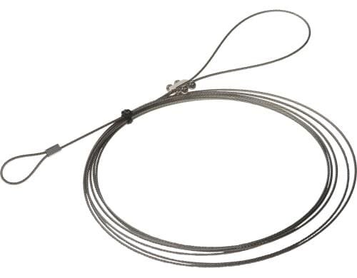 AXIS Sicherheitsseil, Edelstahl, 3m, mit Schlaufen, für Dome Kameras, 5 Stück