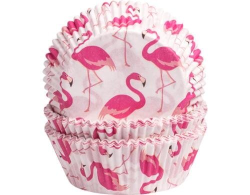 Demmler Papierförmchen Flamingo 60 Stück, 5x2,5cm
