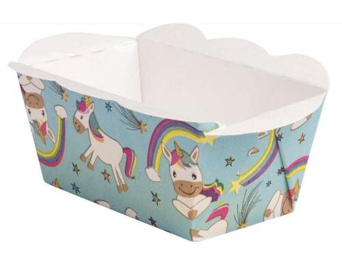 Demmler Minicake-Backform Einhorn 10 Stück, 7 x 4 x 4 cm