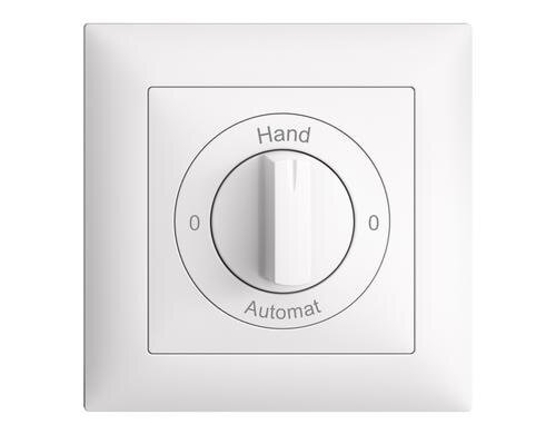 Feller EDIZIOdue Drehschalter 0-H-0-A, UP Umschalter 2/1L, weiss