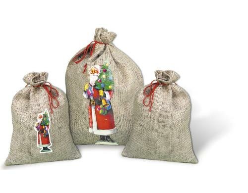 URSUS Jutesack mit Nikolausbild Grösse 17x25cm