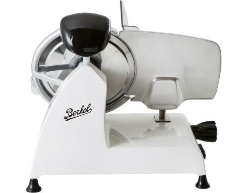 Berkel Schneidemaschine Red Line 220 weiss integrierter Schleifapparat, Messer Ø 22 cm