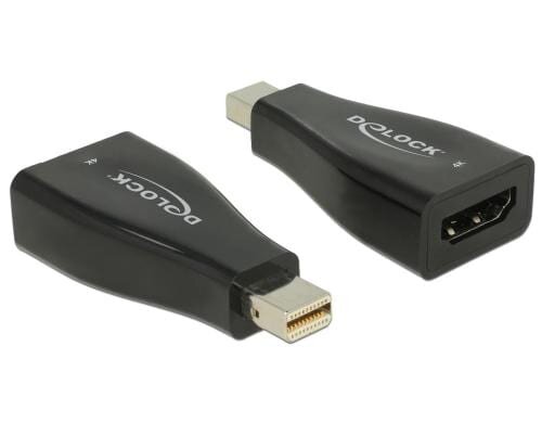 Monitoradapter Mini-DP Stecker- HDMI-Buchse schwarz, passiv, bis 3840 x 2160 @ 30 Hz