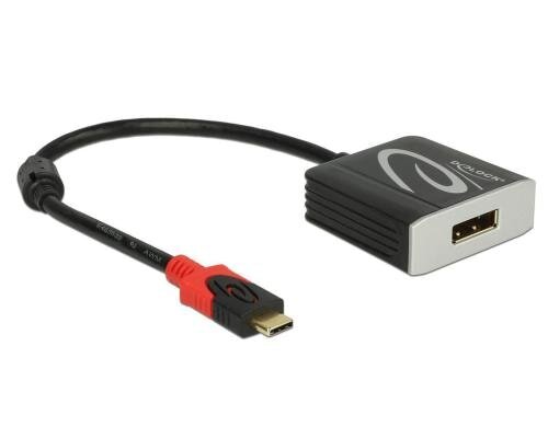 Monitoradapter USB Typ-C zu Displayport 4K bis 60Hz, DP Alternate Mode, 20cm