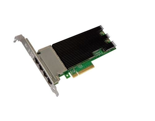 Intel X710-T4: 10Gbps Server Netzwerkkarte 4xRJ45, PCIe-x4 V3, Full Hight