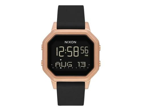 Nixon Siren SS Rose Gold / Black Surf Damenuhr, 36mm