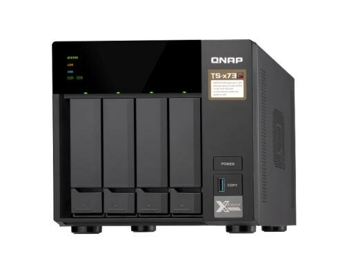 QNAP NAS TS-473-8G, 4-bay AMD R-Serie Quad-Core 2.1GHz, 8GB