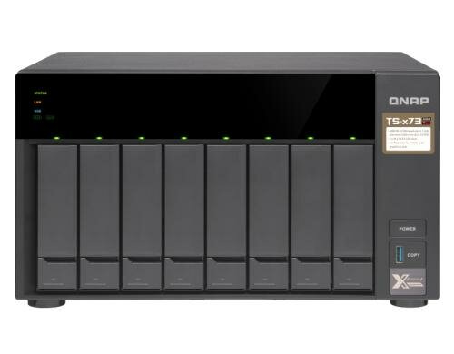 QNAP NAS TS-873-8G, 8-bay AMD R-Serie Quad-Core 2.1GHz, 4GB