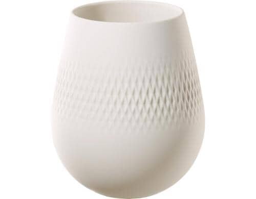 Villeroy & Boch Collier Blanc Vase CarréNo2 12,5 x 12,5 x 14 cm