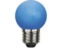 LED Mini Lampe blau, E27, 230V 45mm Durchmesser, 20000h