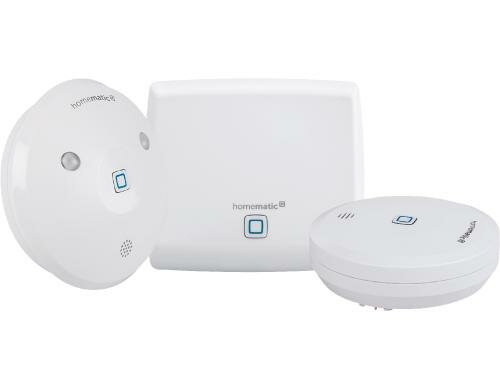 Homematic IP Starter Set Wasseralarm Alarmiert bei Feuchtigkeit und Wasser