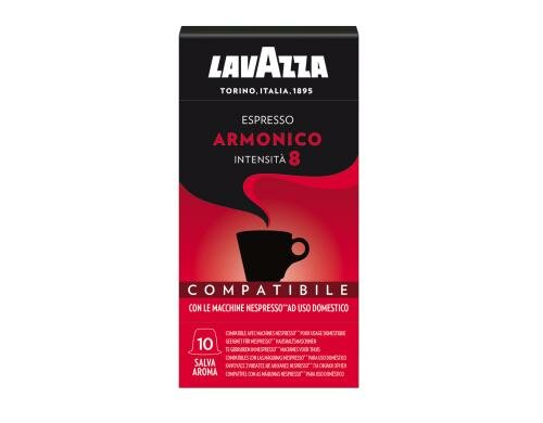 Lavazza Kaffeekapseln Espresso Armonico 1 Packung à 10 Stück, Nespresso kompatibel