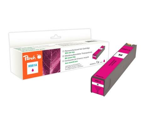 Peach Tinte HP J3M369A, No 981A Magenta, 93ml, 7750 Seiten